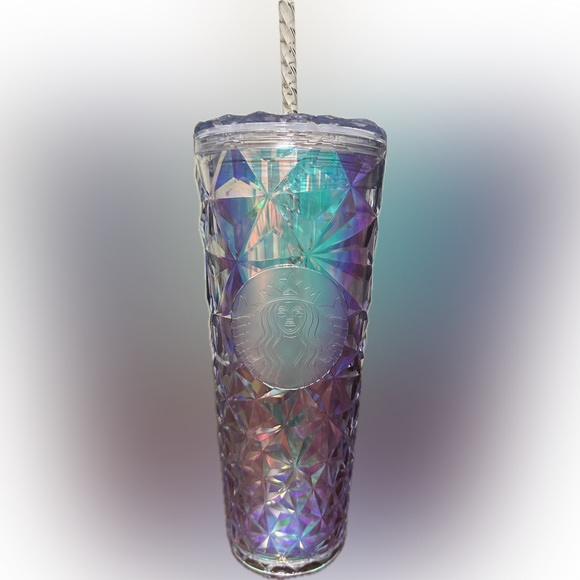 NWT | Starbucks 2023 Holiday Iridescent Winter White Cold Cup Tumbler- V… - Picture 1 of 3